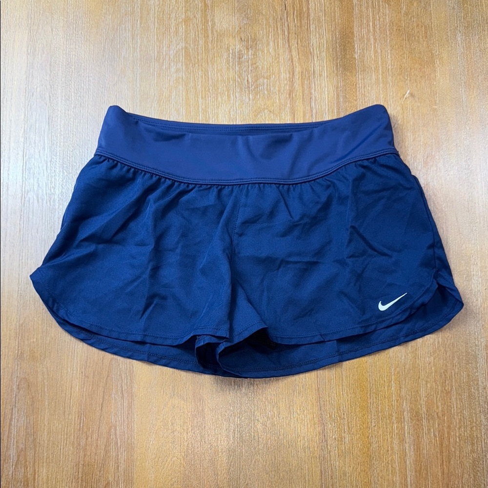 Nike Blue Athletic Shorts with Moisture-Wicking Fabric